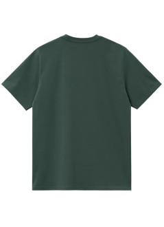 carhartt t-shirt mans/s american script t-shir - i029956 3ghxx