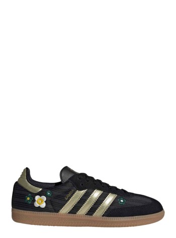 adidas originals sneaker mujer samba og w - ih1331 cblack goldmt gum4