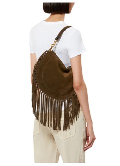 isabel marant crossbody mujer oskan soft zip-gz - 25abf0066fcc3c14m 50bz
