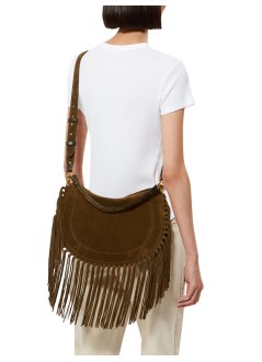 isabel marant crossbody mujer oskan soft zip-gz - 25abf0066fcc3c14m 50bz