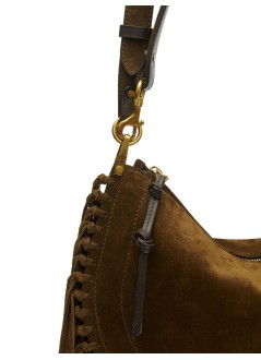 isabel marant crossbody mujer oskan soft zip-gz - 25abf0066fcc3c14m 50bz