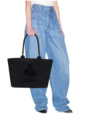 isabel marant handbag womanyenky zipped-gz - 24apm0062faa1x18m 01bk 2