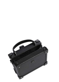 karl lagerfeld crossbody mujer k/autograph padlock sm trunk - b1w30100 1av