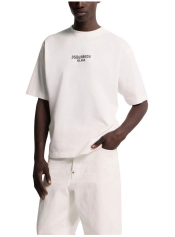 dsquared t-shirt manloose fit - s74gd1521d20106 100 2