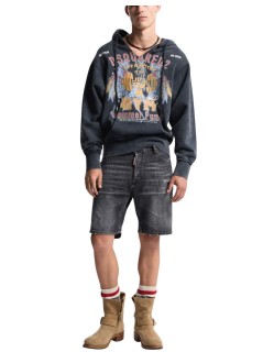 dsquared pantalon corto hombre marine short - s74mu0964s30357 900
