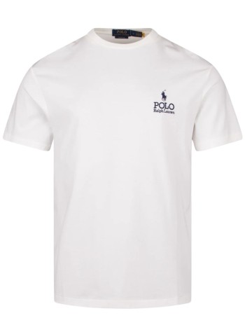 polo ralph lauren t-shirt mansscnclsm6-short sleeve-t-shirt - 710981136013 deckwash white