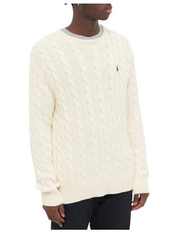 polo ralph lauren punto hombre ls driver cn-long sleeve-pullover - 710775885024 andover cream