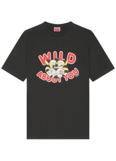 kenzo camiseta hombre kenzo wild tiger classic t-shirt - fg55ts2064sg 99j