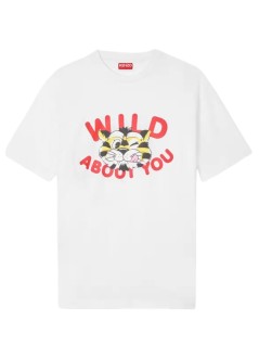 kenzo camiseta hombre kenzo wild tiger classic t-shirt - fg55ts2064sg 02