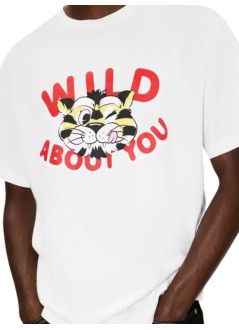kenzo camiseta hombre kenzo wild tiger classic t-shirt - fg55ts2064sg 02
