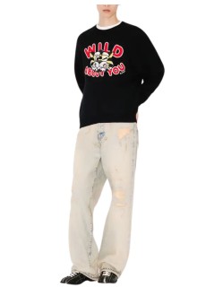 kenzo sudadera hombre kenzo wild tiger jumper - fg55pu7853lo 99j