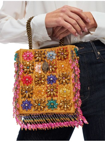 kurt geiger crossbody mujer mini beaded tote - 5391869999 69 2