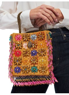 kurt geiger crossbody mujer mini beaded tote - 5391869999 69