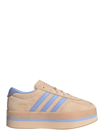 adidas originals sneaker mujer gazelle stack w - js3927 halblu bluspa gum3