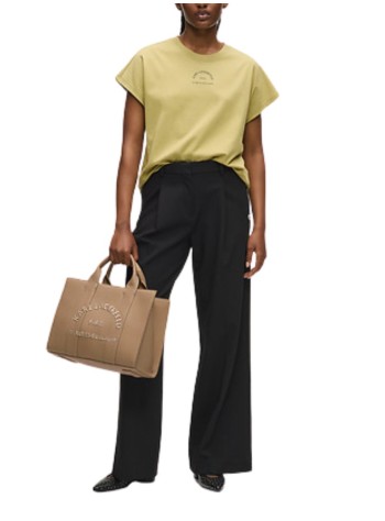 karl lagerfeld handbag womank/rsg md square tote peb emb - b1w30041 1lg 2