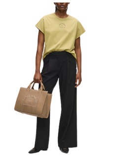 karl lagerfeld handbag womank/rsg md square tote peb emb - b1w30041 1lg