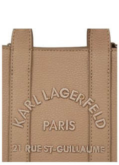 karl lagerfeld handbag mujer k/rsg mn square tote peb emb - b1w30042 1lg