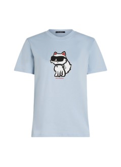 karl lagerfeld top womanikon sketch choupette tshirt - a1w17128 1kz