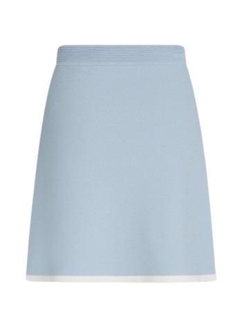 karl lagerfeld skirt womancontrast knit skirt - b1w12003 1qv 2