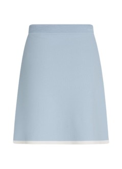 karl lagerfeld skirt womancontrast knit skirt - b1w12003 1qv