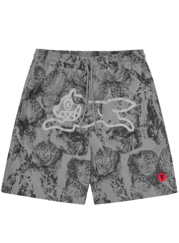 icecream cargo mancone stamp swim shorts - ic25422 grey