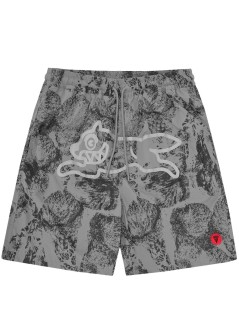 icecream bermuda hombre cone stamp swim shorts - ic25422 grey
