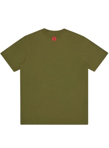 icecream t-shirt manspray paint running dog t-shirt - ic25440 green 2