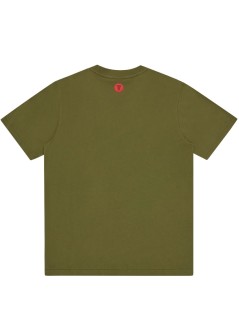 icecream camiseta hombre spray paint running dog t-shirt - ic25440 green
