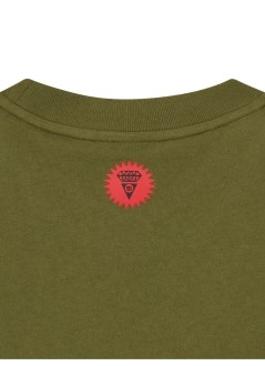 icecream camiseta hombre spray paint running dog t-shirt - ic25440 green