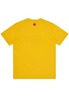 icecream t-shirt mantiger stripe running dog t-shirt - ic25437 yellow