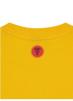 icecream t-shirt mantiger stripe running dog t-shirt - ic25437 yellow