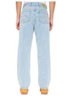 icecream denim manrunning dog double scoop denim pant - icd002 heavy wash blue