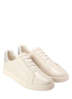 cole haan sneaker mangrandpro luxe slip-on sneakers - c40066 ivory microchip ivory