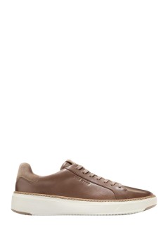 cole haan sneaker hombre grandpro topspin sneaker - c43037 ch irish coffee silver birch silver birch