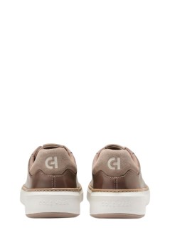 cole haan sneaker hombre grandpro topspin sneaker - c43037 ch irish coffee silver birch silver birch