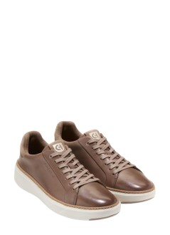 cole haan sneaker hombre grandpro topspin sneaker - c43037 ch irish coffee silver birch silver birch