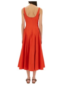 staud vestido mujer wells dress - r25s2250poa cay