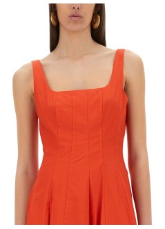 staud vestido mujer wells dress - r25s2250poa cay