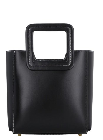 staud crossbody mujer mini shirley leather bag - 079043 blk