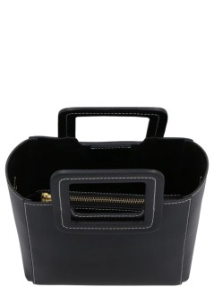 staud crossbody mujer mini shirley leather bag - 079043 blk