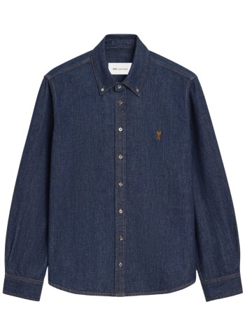 ami shirt mancontrasted ami de coeur shirt - ush786de0123 402