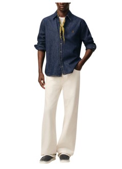 ami camiseria hombre contrasted ami de coeur shirt - ush786de0123 402