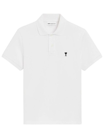 ami polo manpolo ami de coeur polo shirt - hpl411760 100