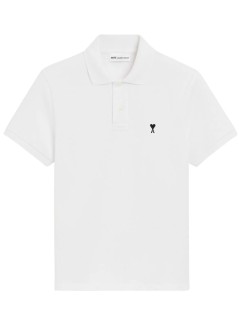 ami polo manpolo ami de coeur polo shirt - hpl411760 100