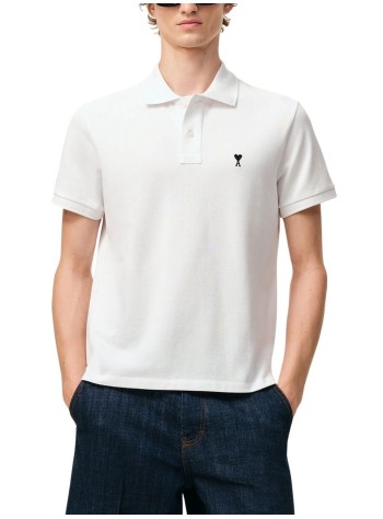 ami polo manpolo ami de coeur polo shirt - hpl411760 100 2