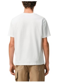 ami t-shirt manquota -contrasted adc tshirt - hts346724 100