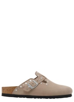 birkenstock zueco mujer boston rivet - 1030418 taupe
