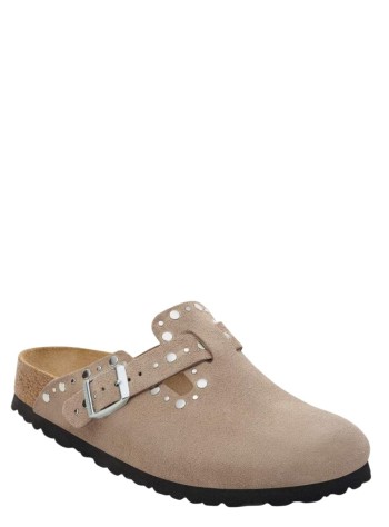 birkenstock clog womanboston rivet - 1030418 taupe 2
