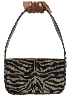 staud crossbody mujer tommy beaded bag - 2089204 bkwh