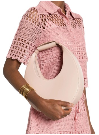 staud handbag mujer moon tote bag - h26r4022bg blsh 2